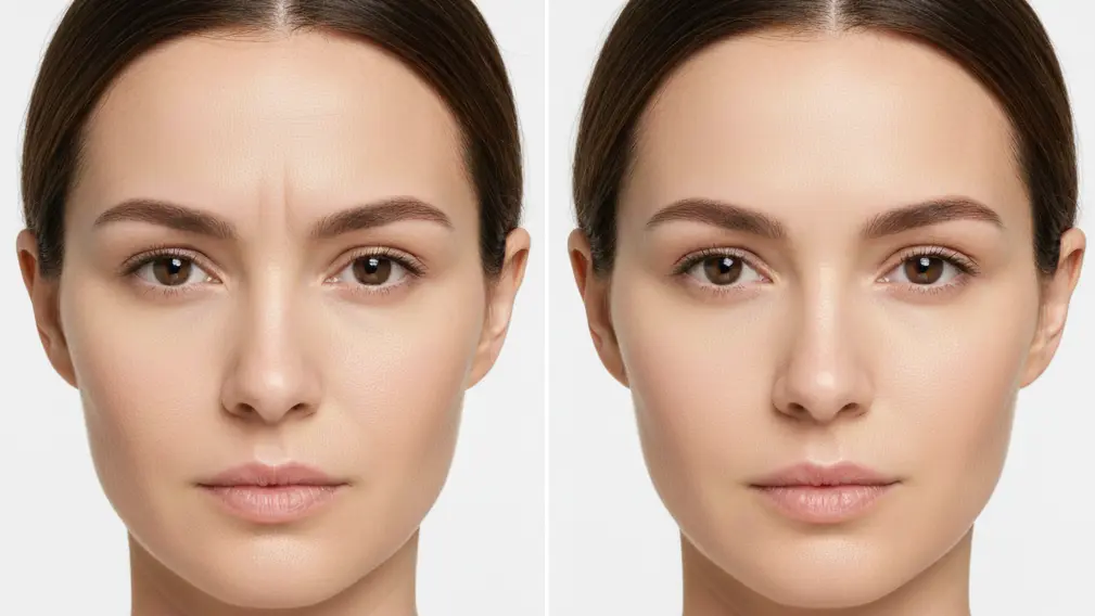 Botox Forehead Before and After