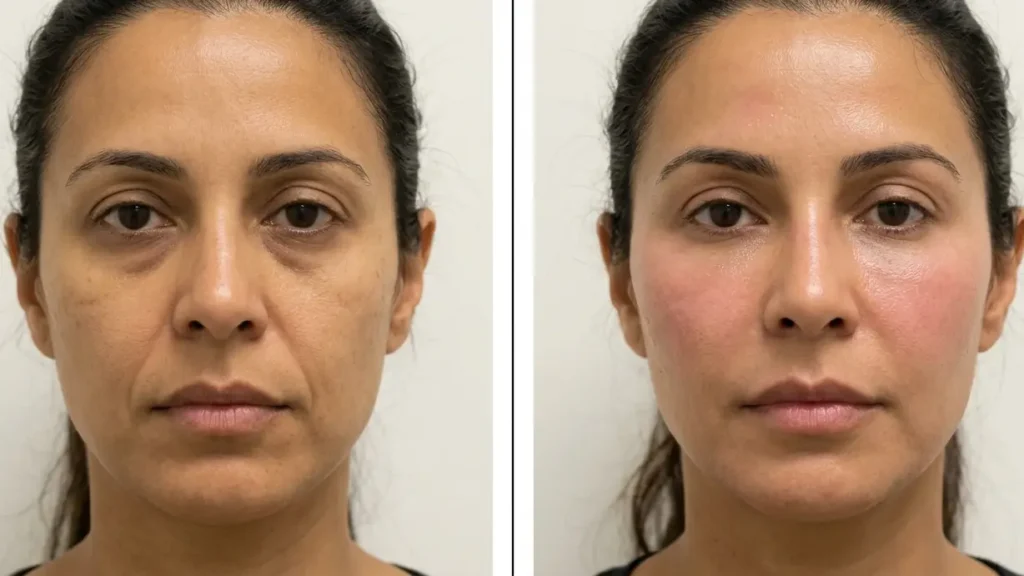 Cheeks Fillers Before and After Results